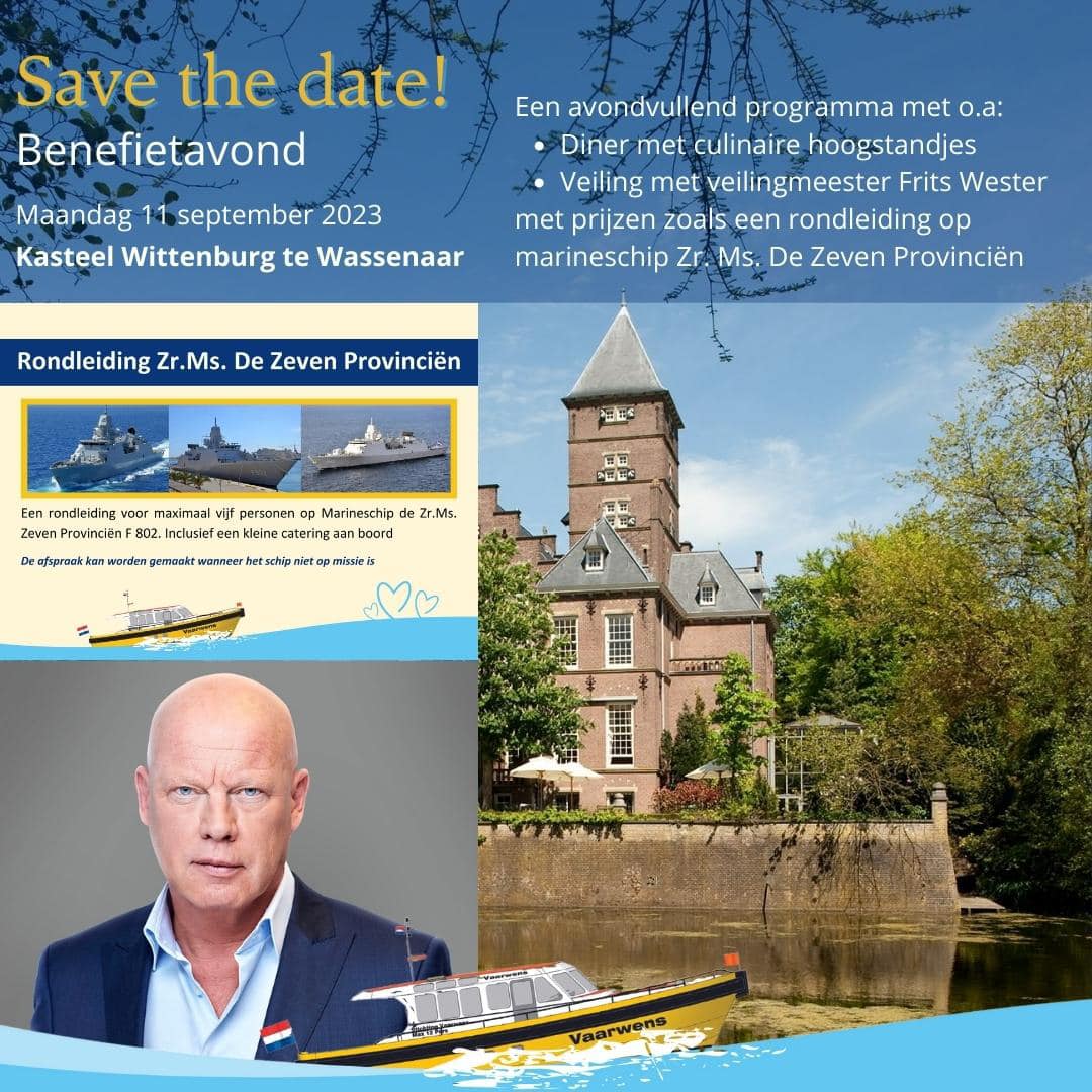 Save the Date 11 september 2023 veiling