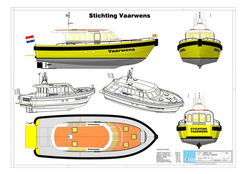 Tekening schip 1